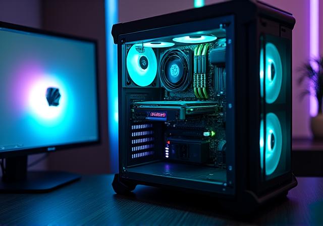 VR-Dimension custom gaming PC ideal for virtual reality experiences.